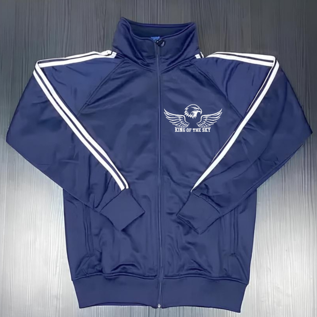 Jaket Zipper Tractop Logo And Polos/Jaket Casual/Unisex/Reflektive