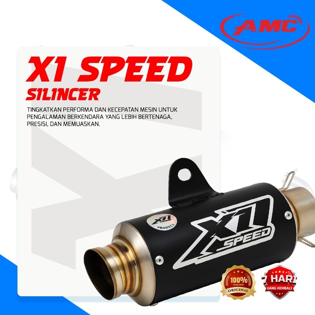 KNALPOT SILINCER ORIGINAL X1 SPEED PRO FIVE ORIGINAL