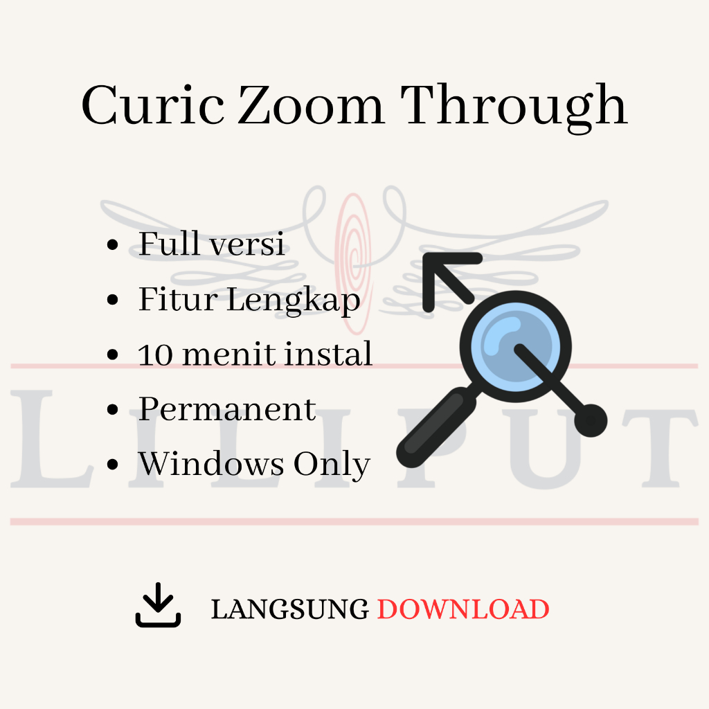 Curic Zoom Through SketchUp Lisensi Seumur Hidup Tanpa Batas