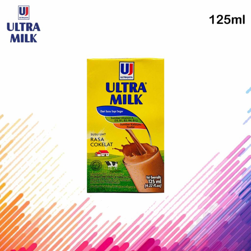

Ultra susu UHT coklat 125 ml 1 karton (40pcs)