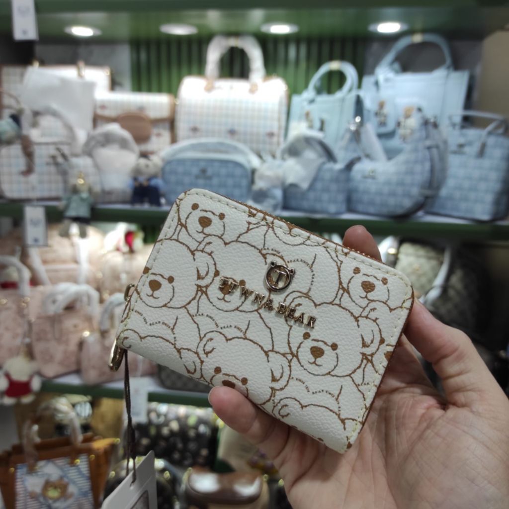 TTWN BEAR ORIGINAL TT2408 DOMPET WANITA - TTWMNBEAR - TTWN - BEAR - DOMPET PENDEK - DOMPET LIPAT - D