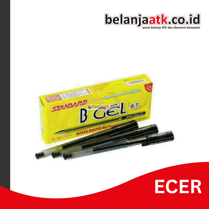 

[ECER] Pulpen/Bolpen/Bolpoin Standard B'Gel 0.7 mm (B-Gel)