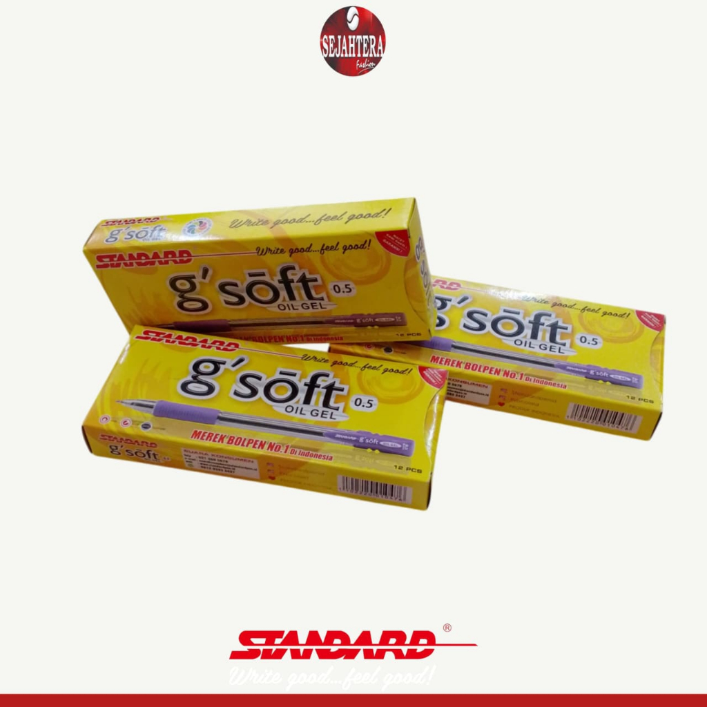 

Ballpoint STANDARD Q'SOFT 0.5 Tinta Hitam