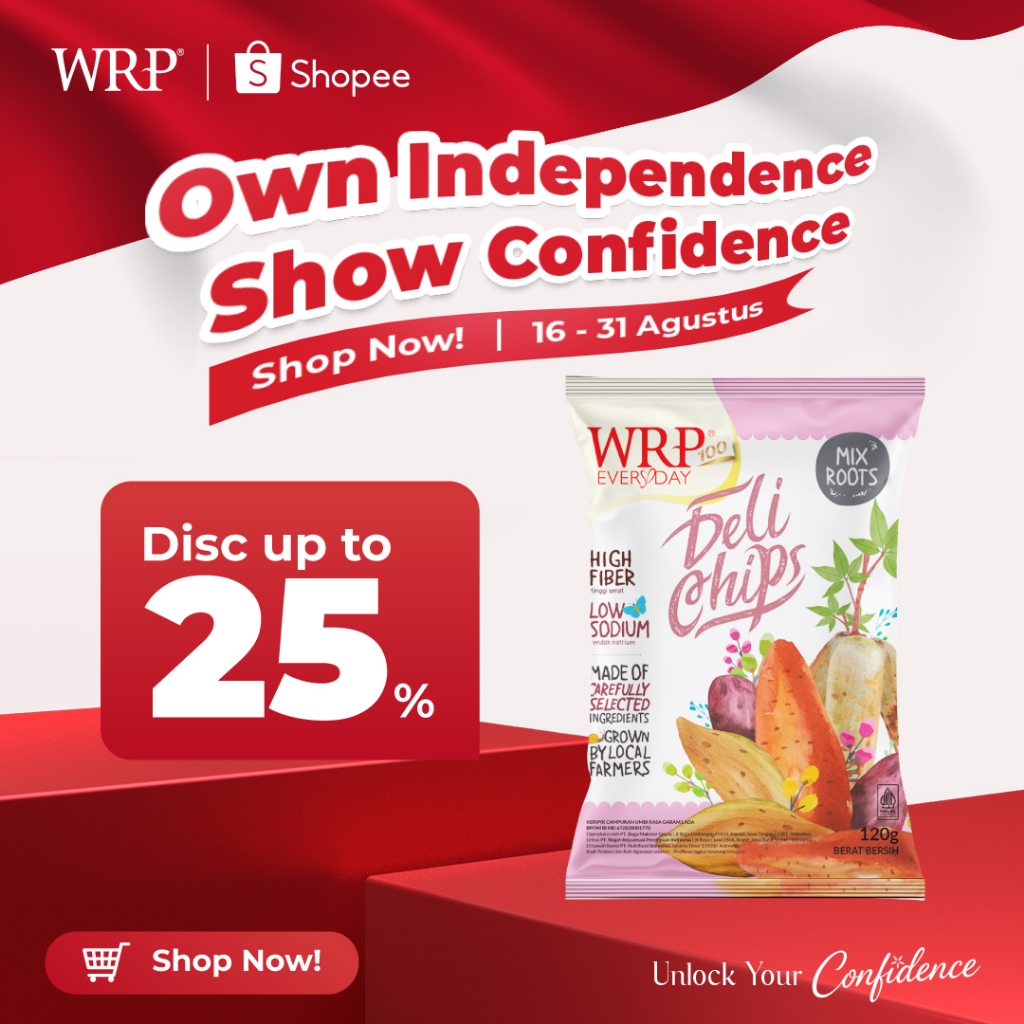 

WRP Delichips Mix Roots Family Pack 120g - Camilan Diet