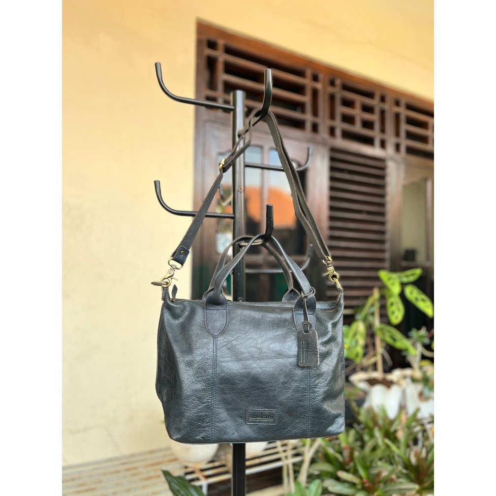 Tas Kulit Wanita ABEKANI CBAG Non Flap Hand Bag dengan Tali Panjang Ukuran Medium