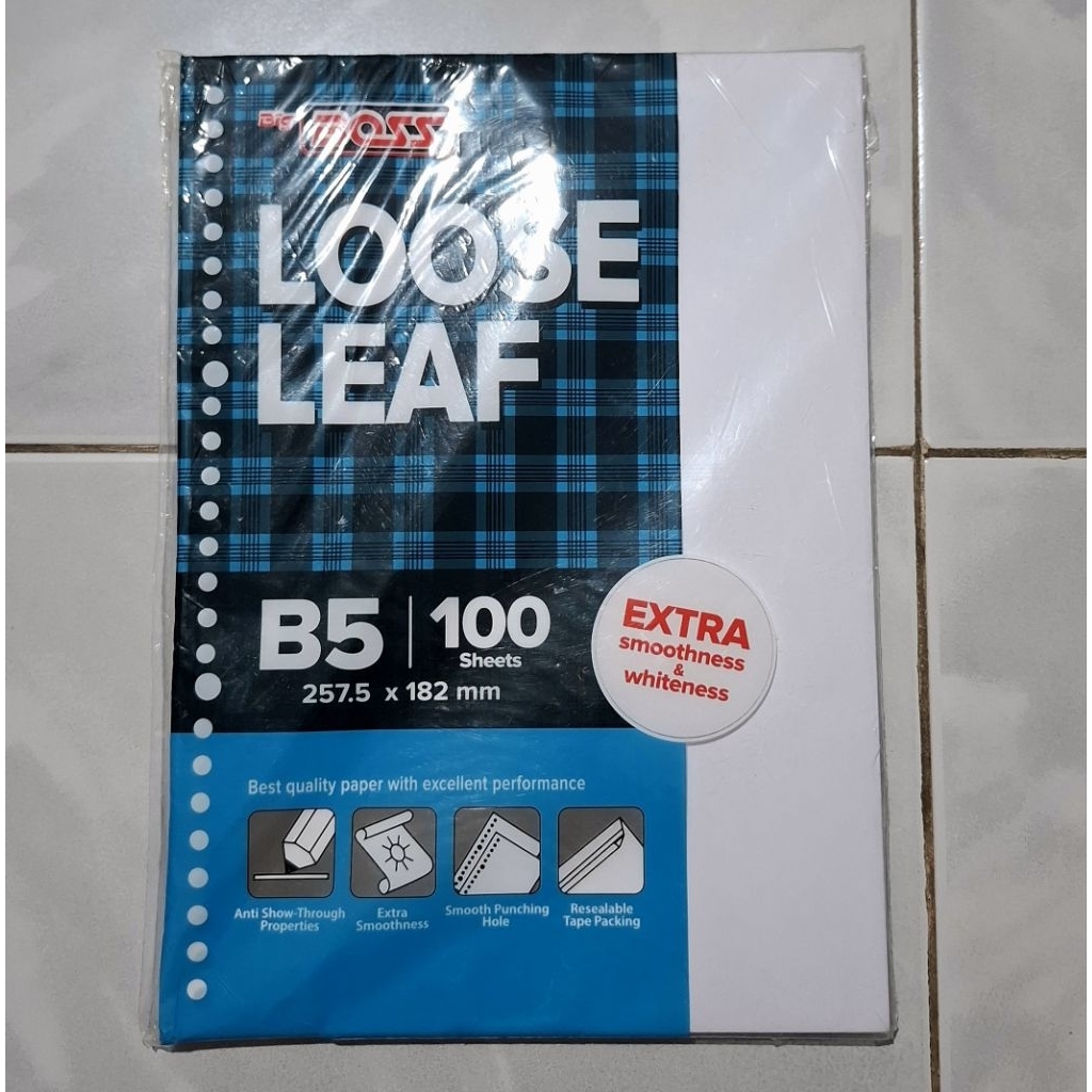 

Loose Leaf B5 Polos Isi 100