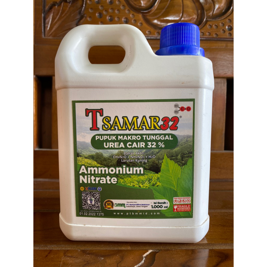 Pupuk Makro Tunggal Urea Cair TSamar32 Kemasan 1 Liter
