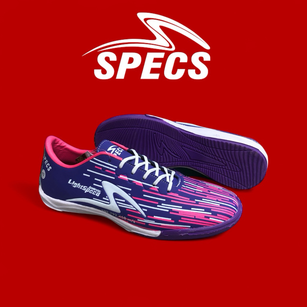 Sepatu Futsal Specs Accelerator Lightspeed Reborn Murah Terbaru Warna Ungu Pink
