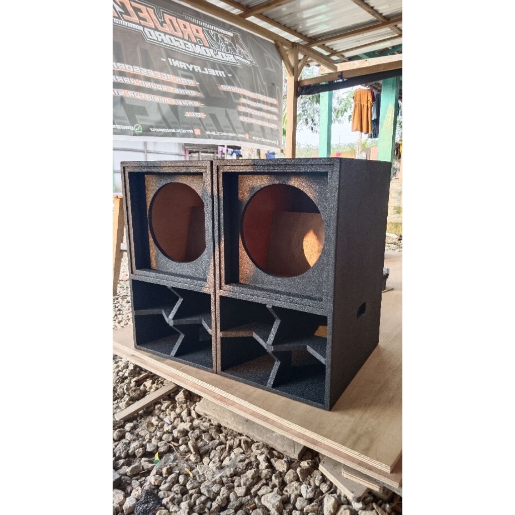 (FREE UKIR NAMA) box sound box speaker CBS 18 in finsing tekstur