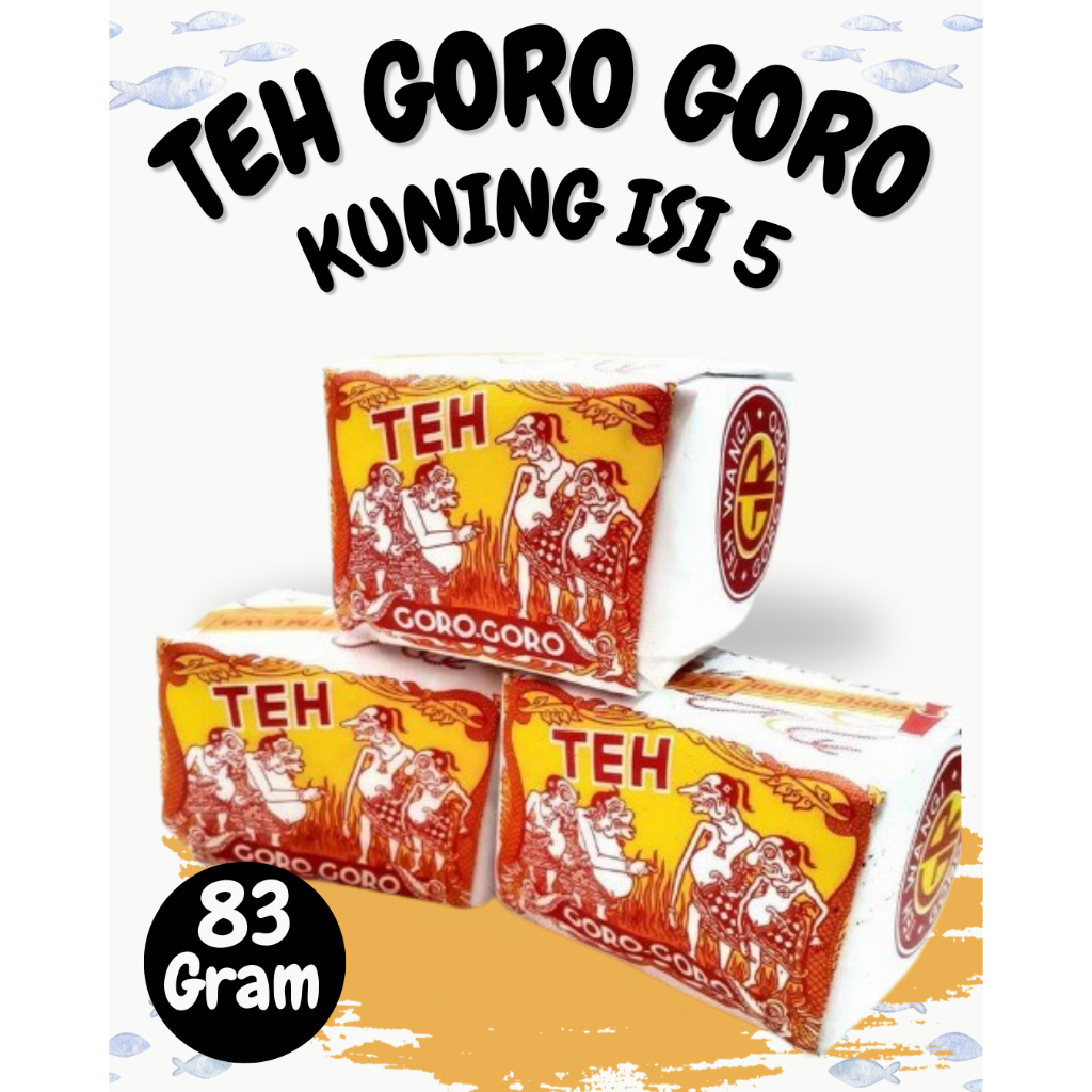 

Teh Goro Goro Kuning Asli Pekalongan Istimewa Teh 10pcs @83 Gram