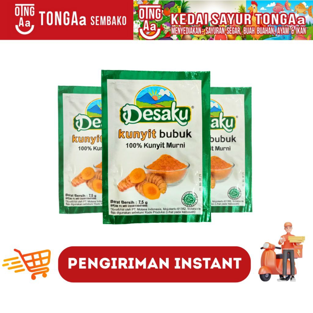 

Kunyit Bubuk Desaku Penambah Rasa Masakan