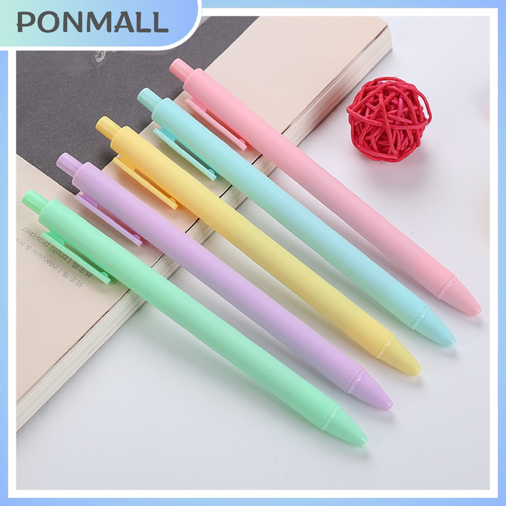 

PONMALL- Pulpen Aesthetic Pulpen Gel Morandi | pen Gel Lucu