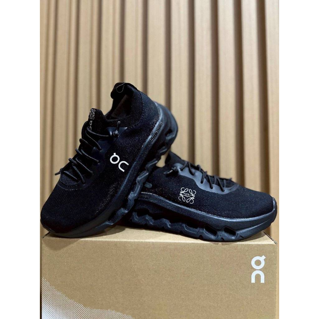 sepatu anak sekolah keren premium On Cloud x Loewe Full Black