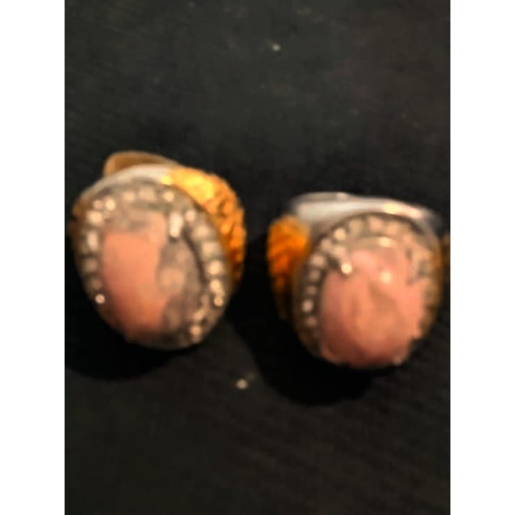 Batu akik Red Borneo Kalimantan Ring TITANIUM no 9 & 8