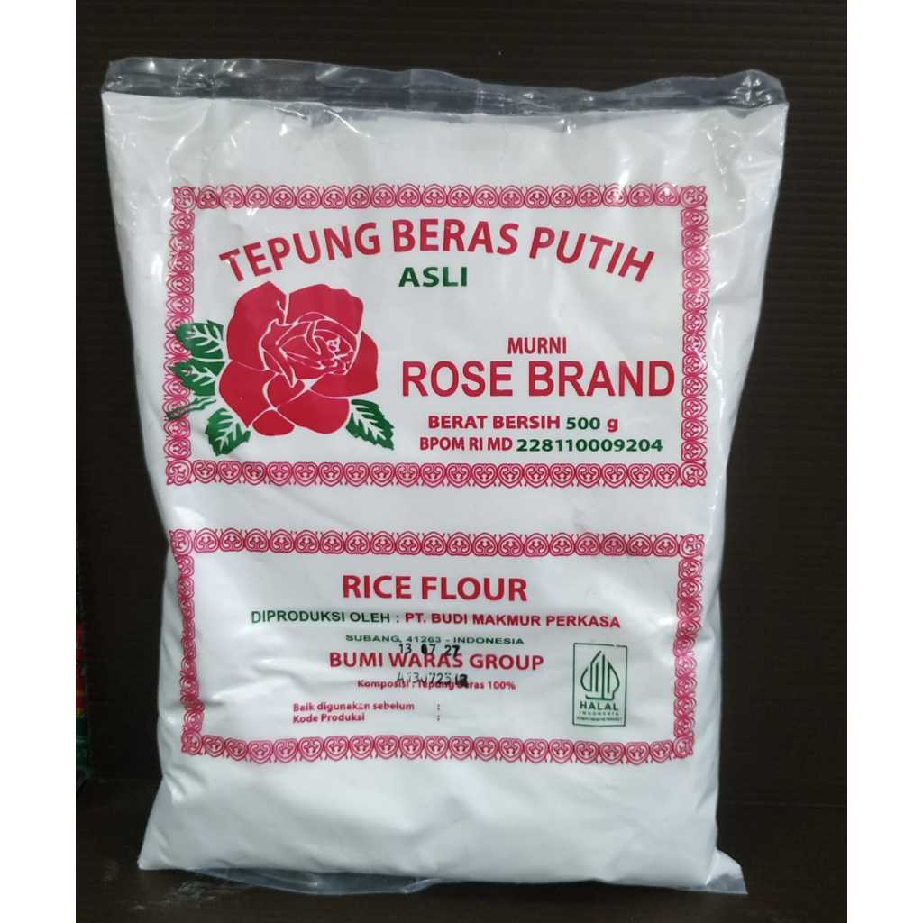 

Tepung Beras Putih Asli Rose Brand 500 Gram Rice Flour Rose Brand