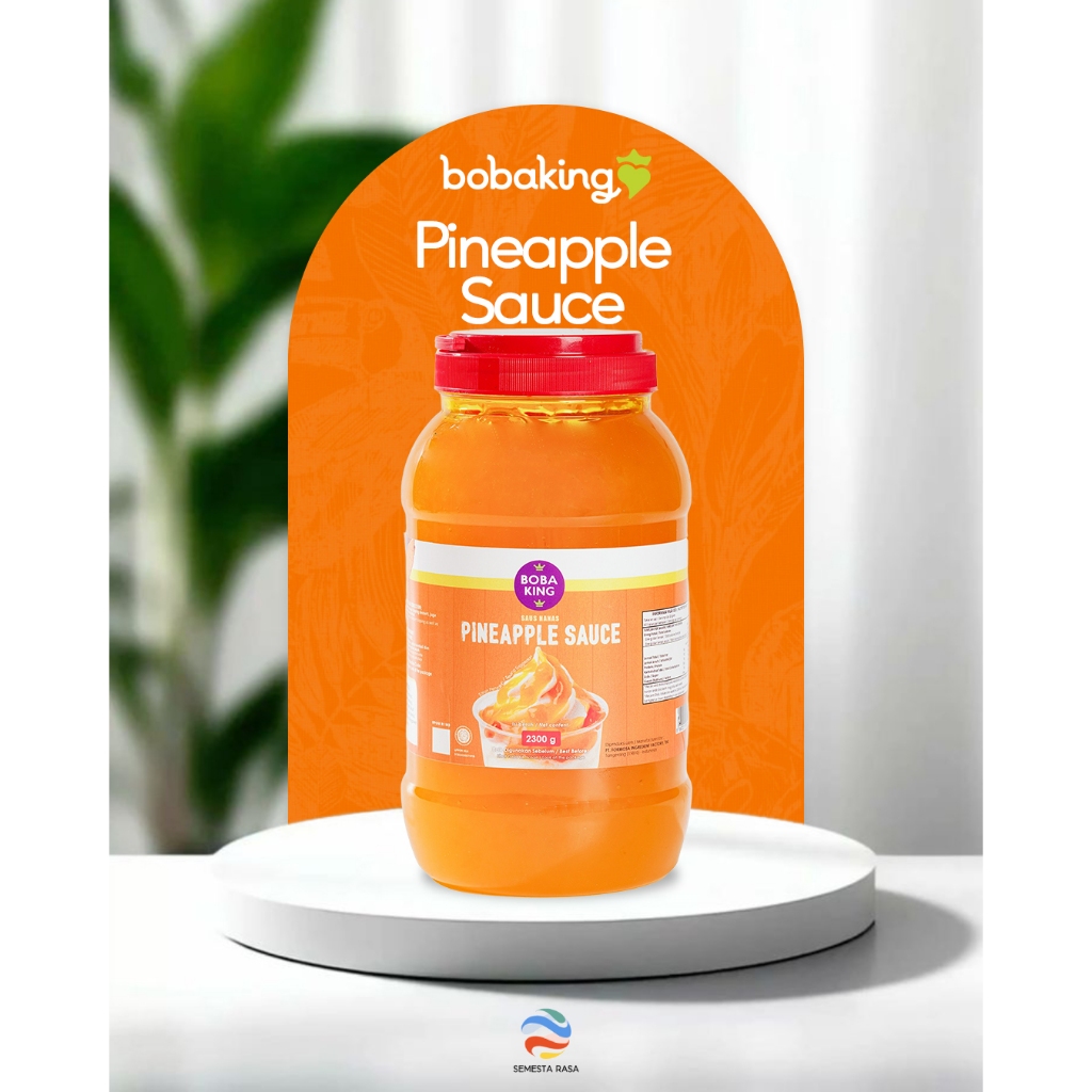 

Boba King Premium Pineapple Fruit Sauce 2.3KG | Selai Jam Nanas