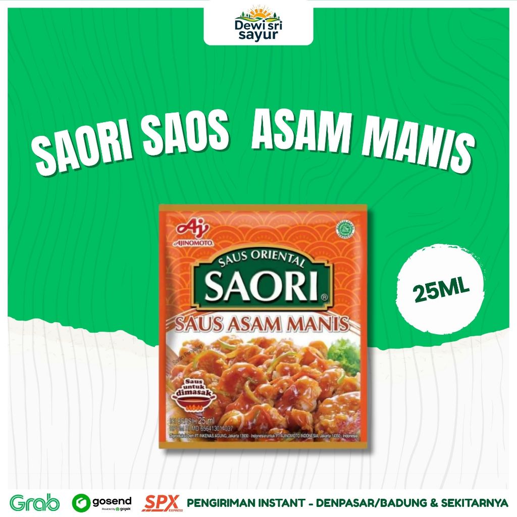 

Saori Saus Asam Manis 25ml – Dewi Sri Sayur
