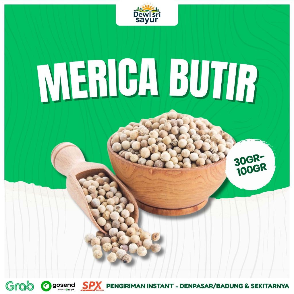 

Merica Butir 30gr-100gr – Dewi Sri Sayur