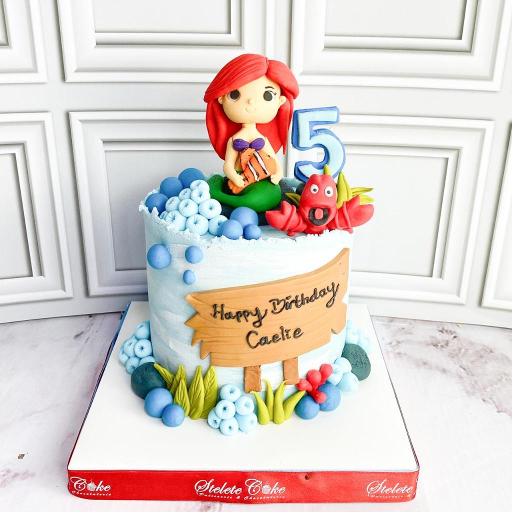 

Kue Ulang Tahun/Birthday Cake/Kue Ultah Tema Mermaid/Kue Ultah mermaid/Putri duyung