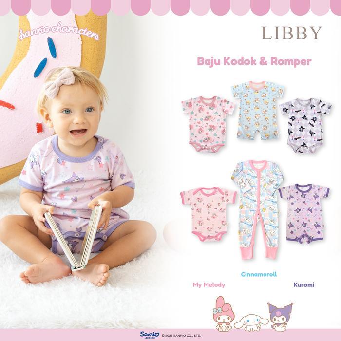 LIBBY Sanrio Premium Baju Tidur Bayi Sleepsuit Bodysuit Romper Bayi Perempuan