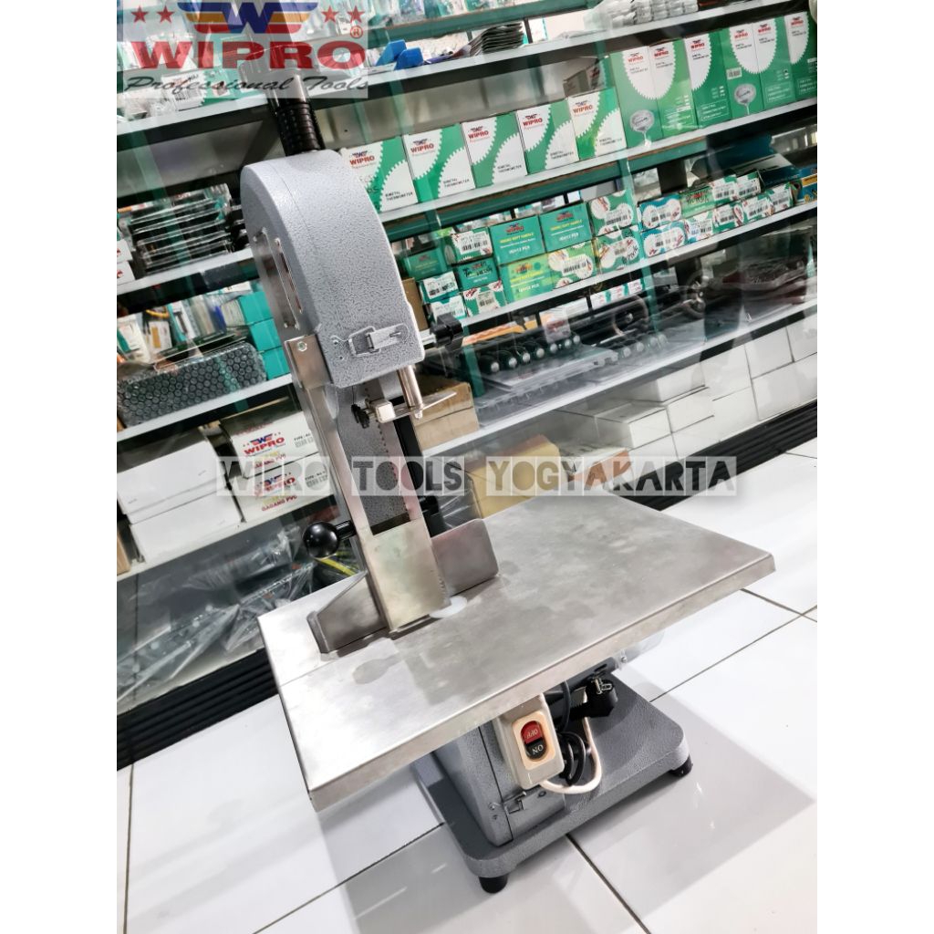 Wipro Mesin Potong Daging Meat Seat Saw 8" Stainless MBS-10 / Table Meat Bone Saw Wipro