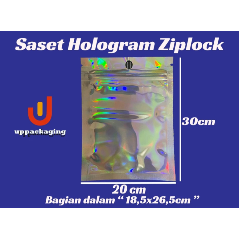 

KEMASAN SASET POUCH LASER HOLOGRAM UKURAN 20X30 CM ZIPLOCK NON STANDING TERMURAH
