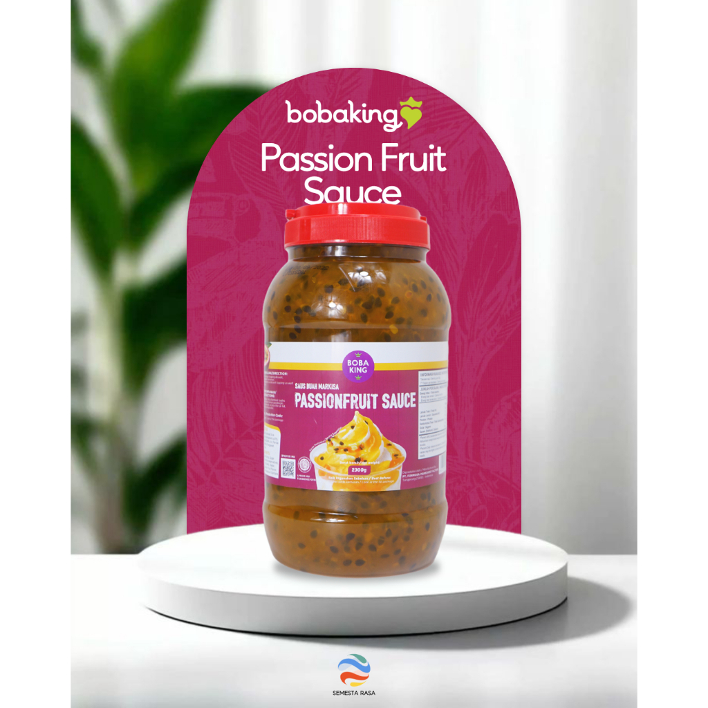 

Boba King Premium Jam Passion Fruit Sauce 2.3KG | Markisa Selai