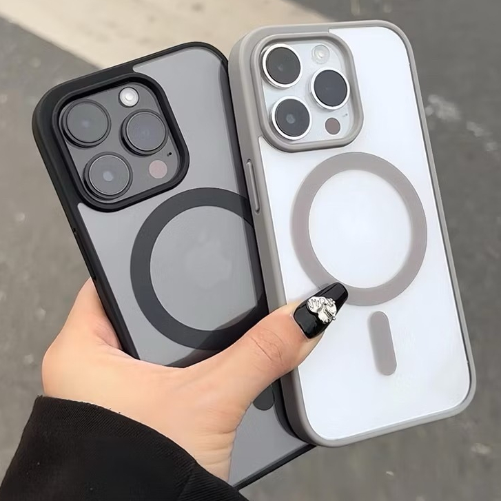 ANTI KUNING iPhone Magsafe Clear Case Transparant Softcase Transparan untuk iPhone 11 12 13 14 15 16