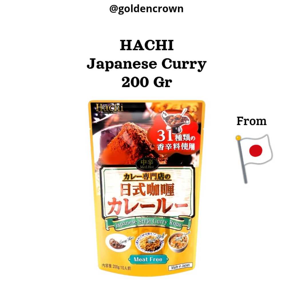 

HACHI Japanese Curry / Bumbu Kari 200g