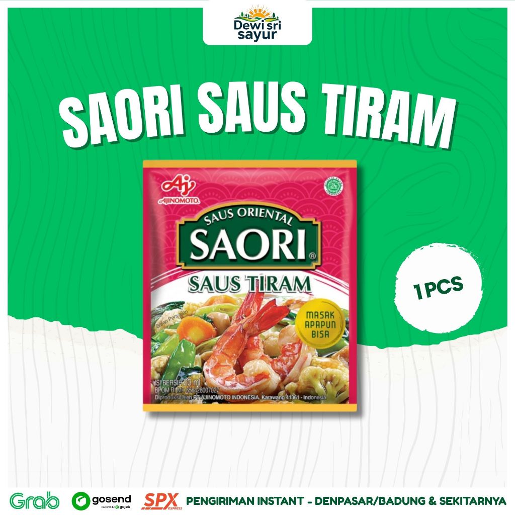 

Saori Saus Tiram 1Pcs – Dewi Sri Sayur
