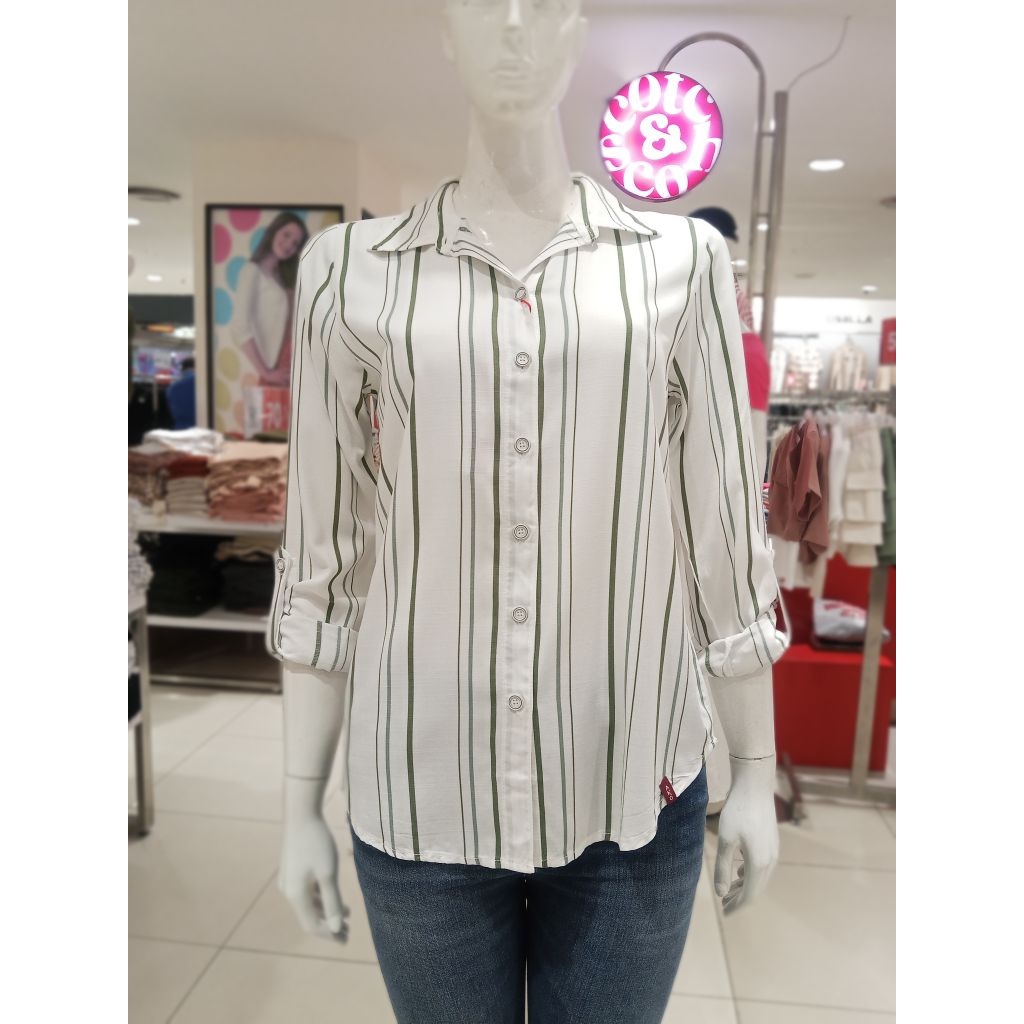 kemeja Ako new arrival motif salur
