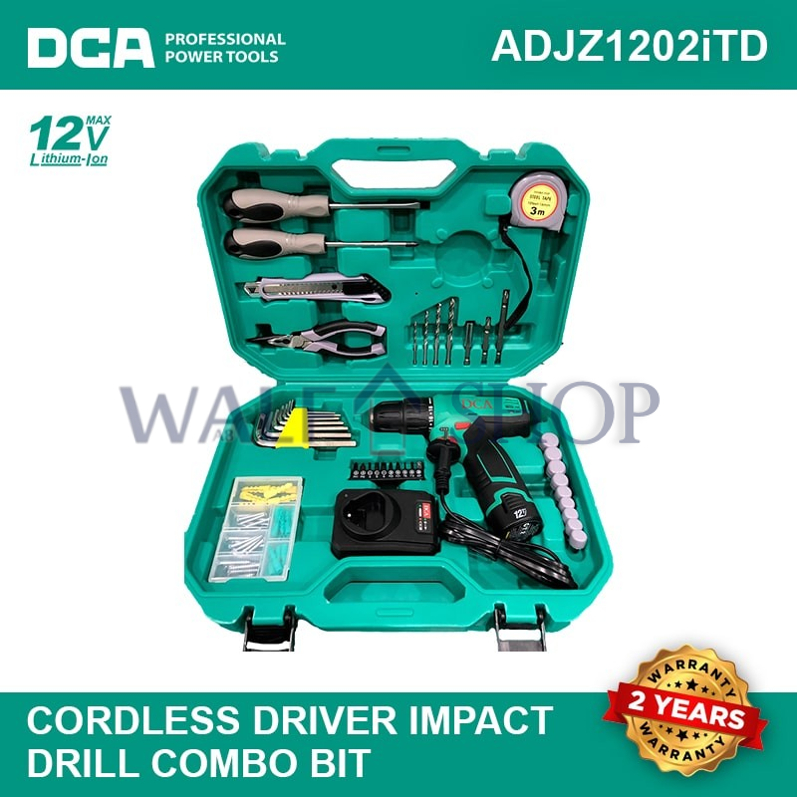 DCA ADJZ1202i (type TD) Cordless Driver Drill Combo Bit  / Hammer Drill ADJZ1202iTD 12V