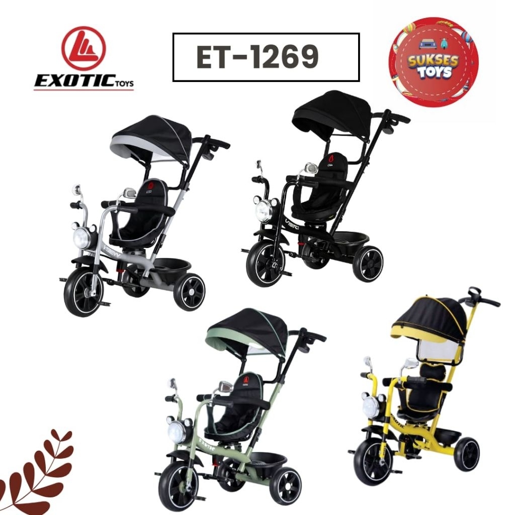 TRICYCLE EXOTIC ET-1269 SEPEDA ANAK RODA TIGA