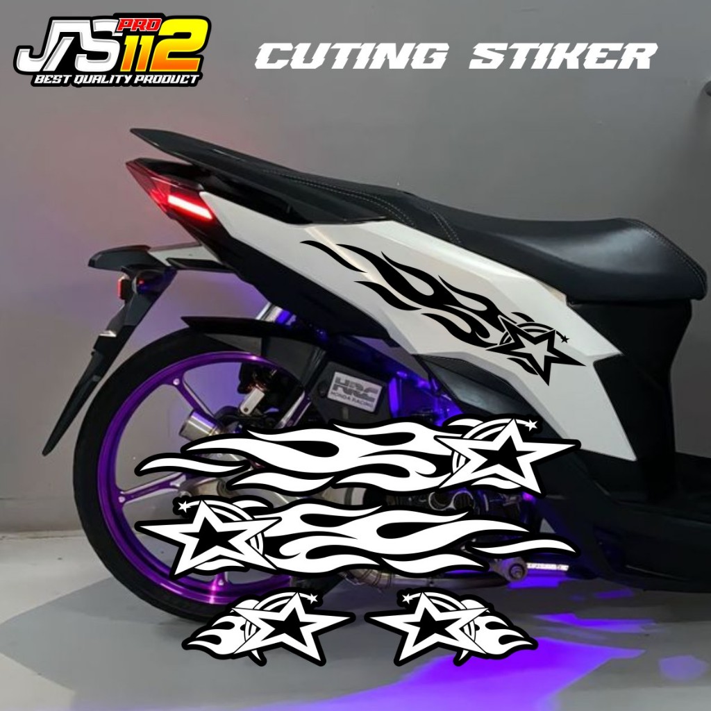 

STIKER CUTTING STIKER MOTIF API BINTANG STIKER TEMPEL ANTI AIR