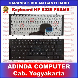 Keyboard HP Probook 5520 5520M 5220 5220M Frame Black