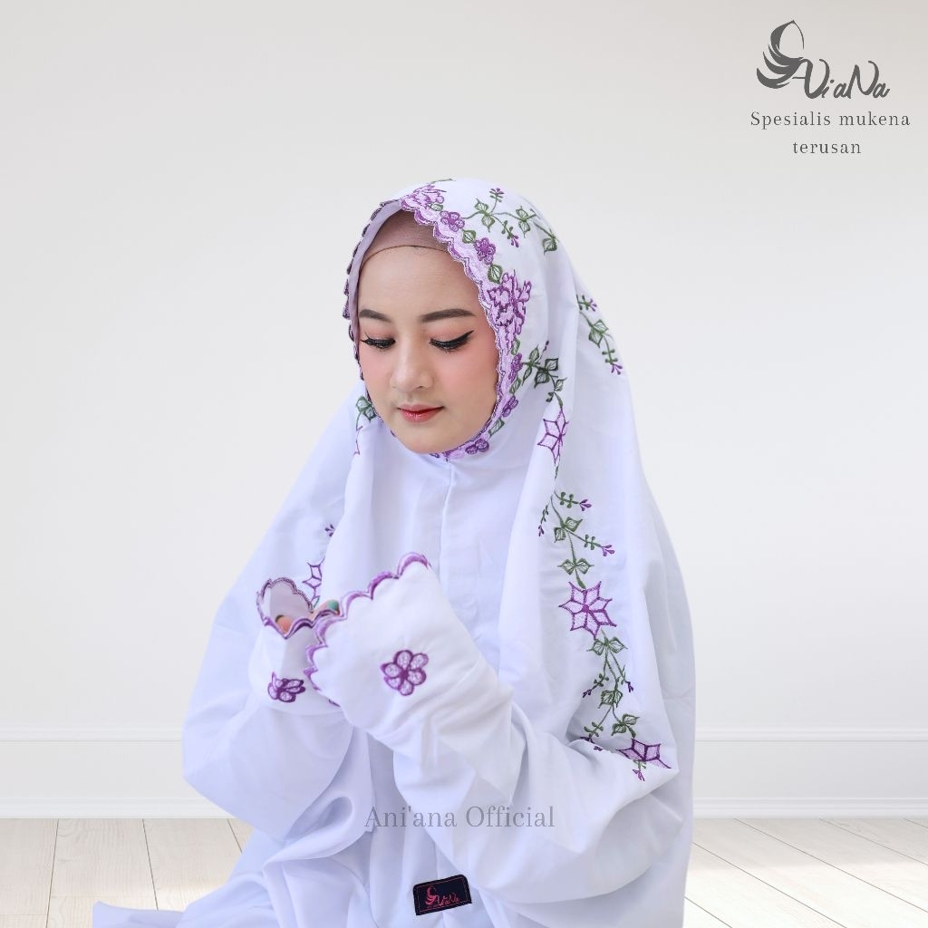 Ani'Ana Official - Mukena Tanggung SMP Bordir