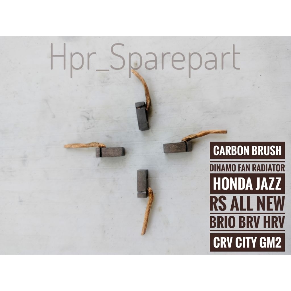 Arang Carbon Brush Dinamo Fan Ac Radiator Honda Jazz Rs All New Brio Brv Crv Hrv City Gm2 Pnp Honda 