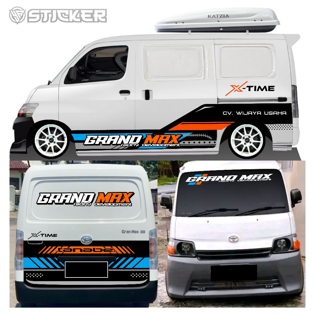 CUTTING STICKER FULL SET TERBARU MOBIL GRANMAX BLINDVAN GRANDMAX MINI BUS LUXIO SERENA APV EVALIA DL
