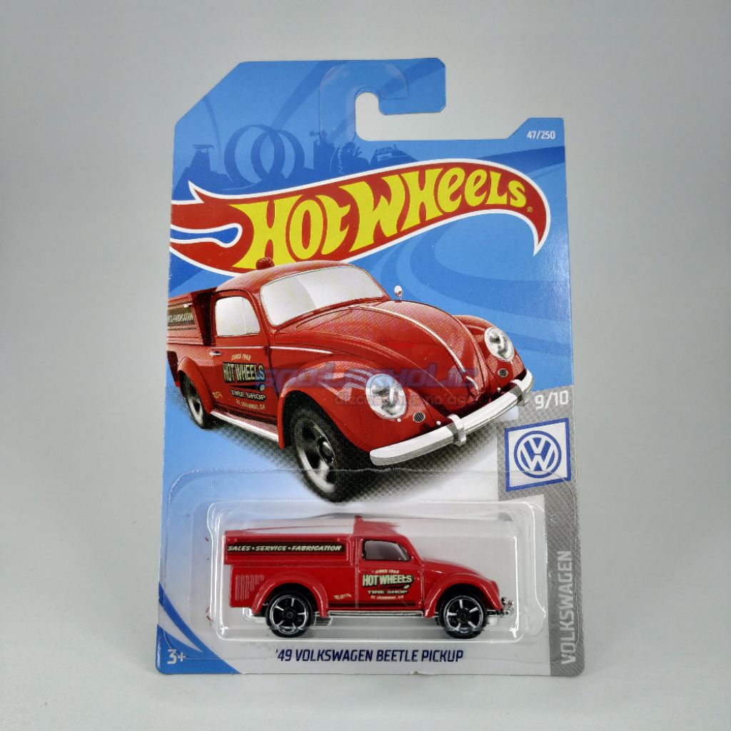 Hot Wheels 2019 - 49 Volkswagen Beetle Pickup Red