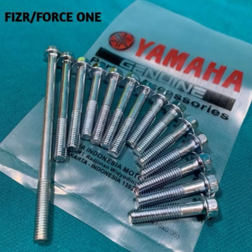 Baut blok mesin bak mesin Fizr F1ZR Alfa Sigma bak magnet bak kopling satu set assy