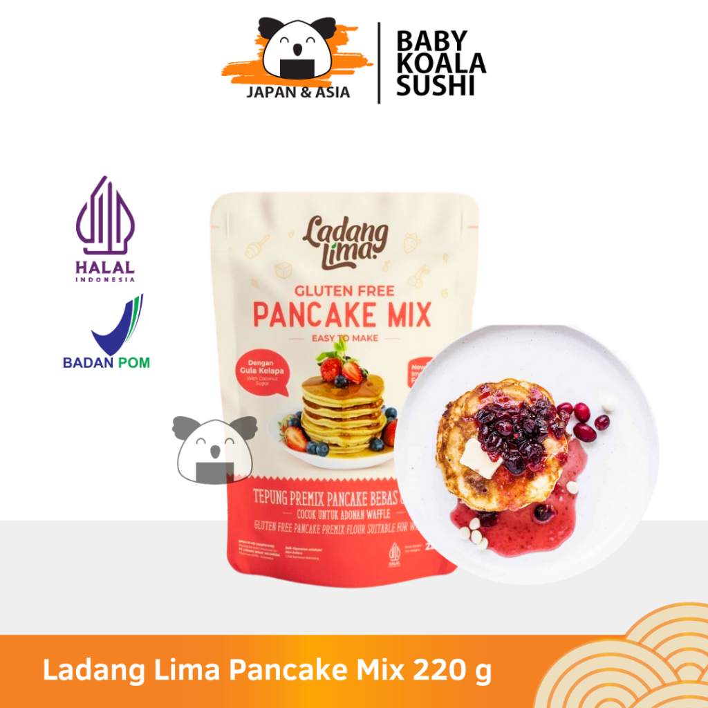 

LADANG LIMA Pancake Mix With Coconut Sugar 220 g Halal