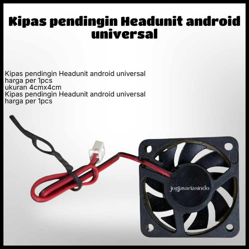 Kipas pendingin Headunit android universal