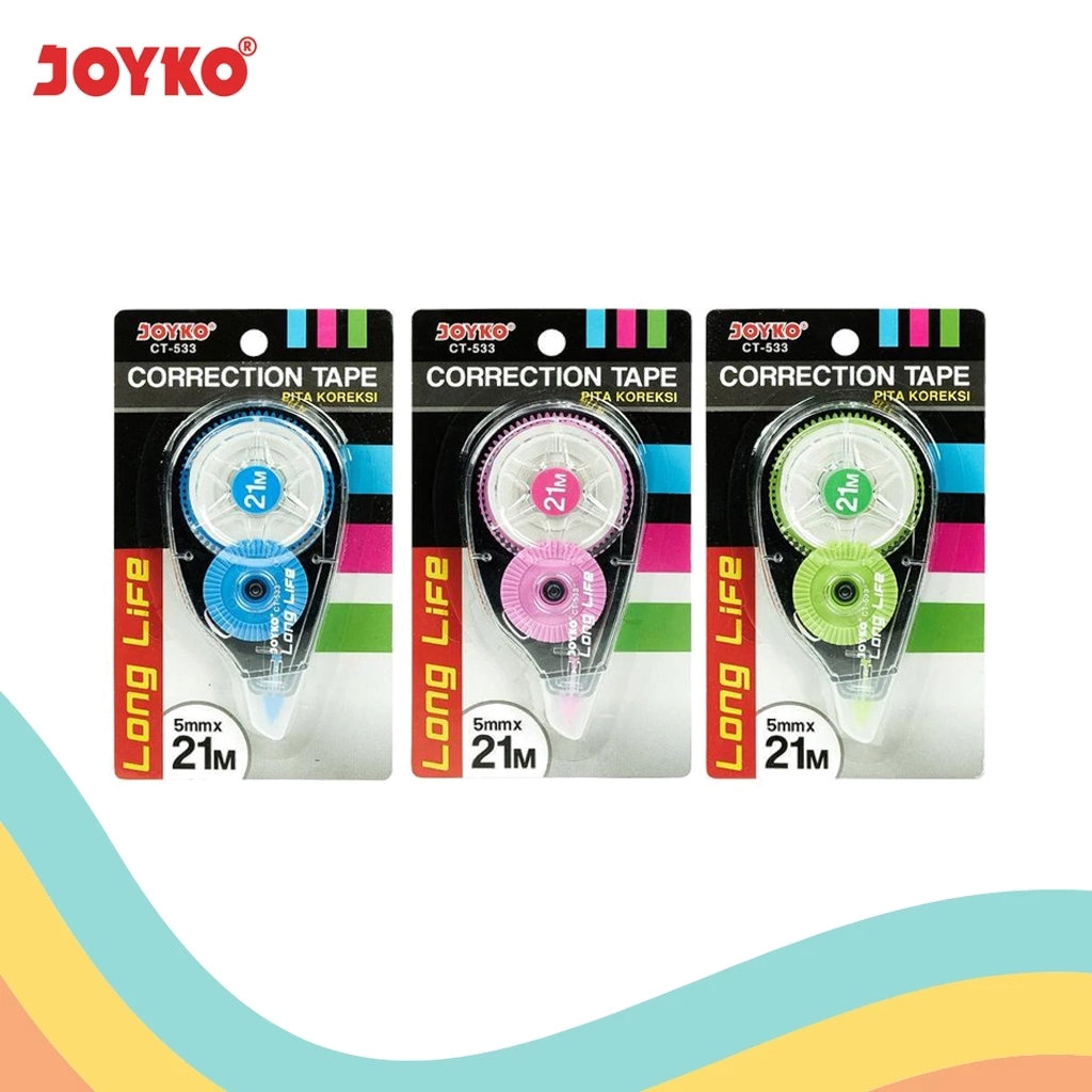 

CORRECTION TAPE JOYKO CT-533 (1 PCS)