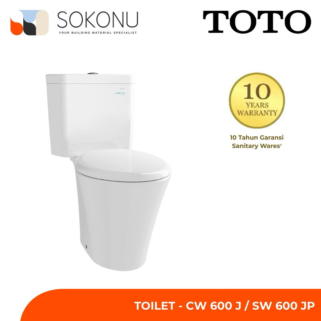 TOTO Toilet - CW600J / SW600JP S-Trap