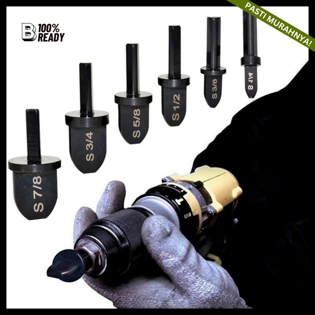 Expander Pipe 6 PCS / mata bor FLARING sambungan pipa / Pipa Tube Expander Pipe Expander