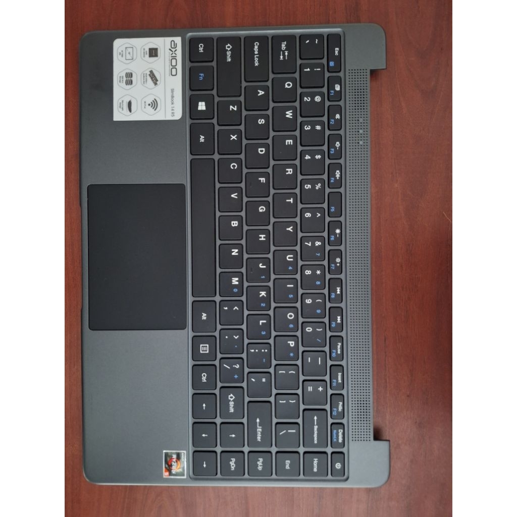 Palmrest+keyboard ok axioo Slimbook 14 R5 secound original