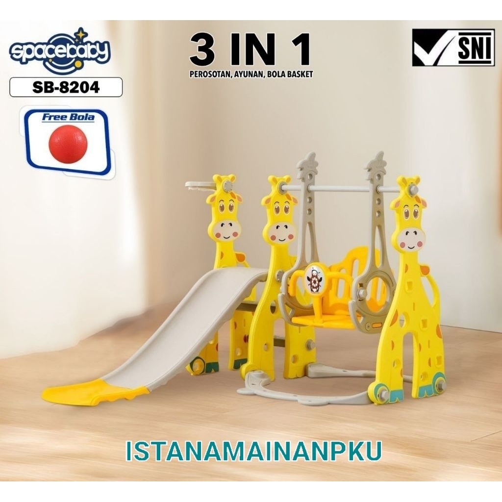 Spacebaby SB-8204 3 in 1 Perosotan, Ayunan