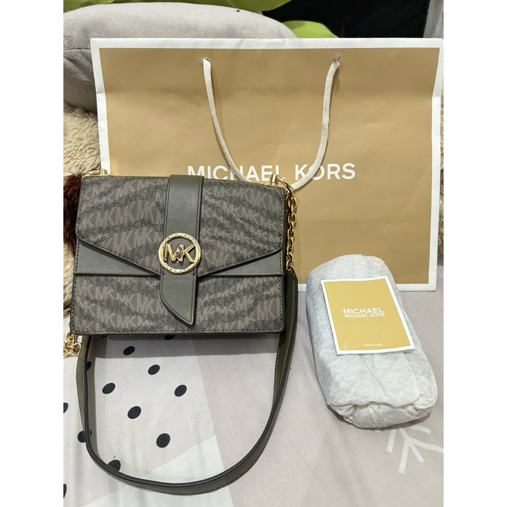 MK shoulder bag greenwich olive