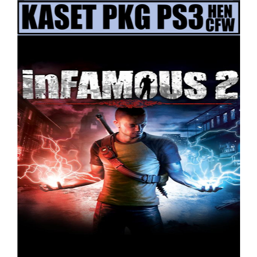 Kaset pkg ps3 Infamous 2