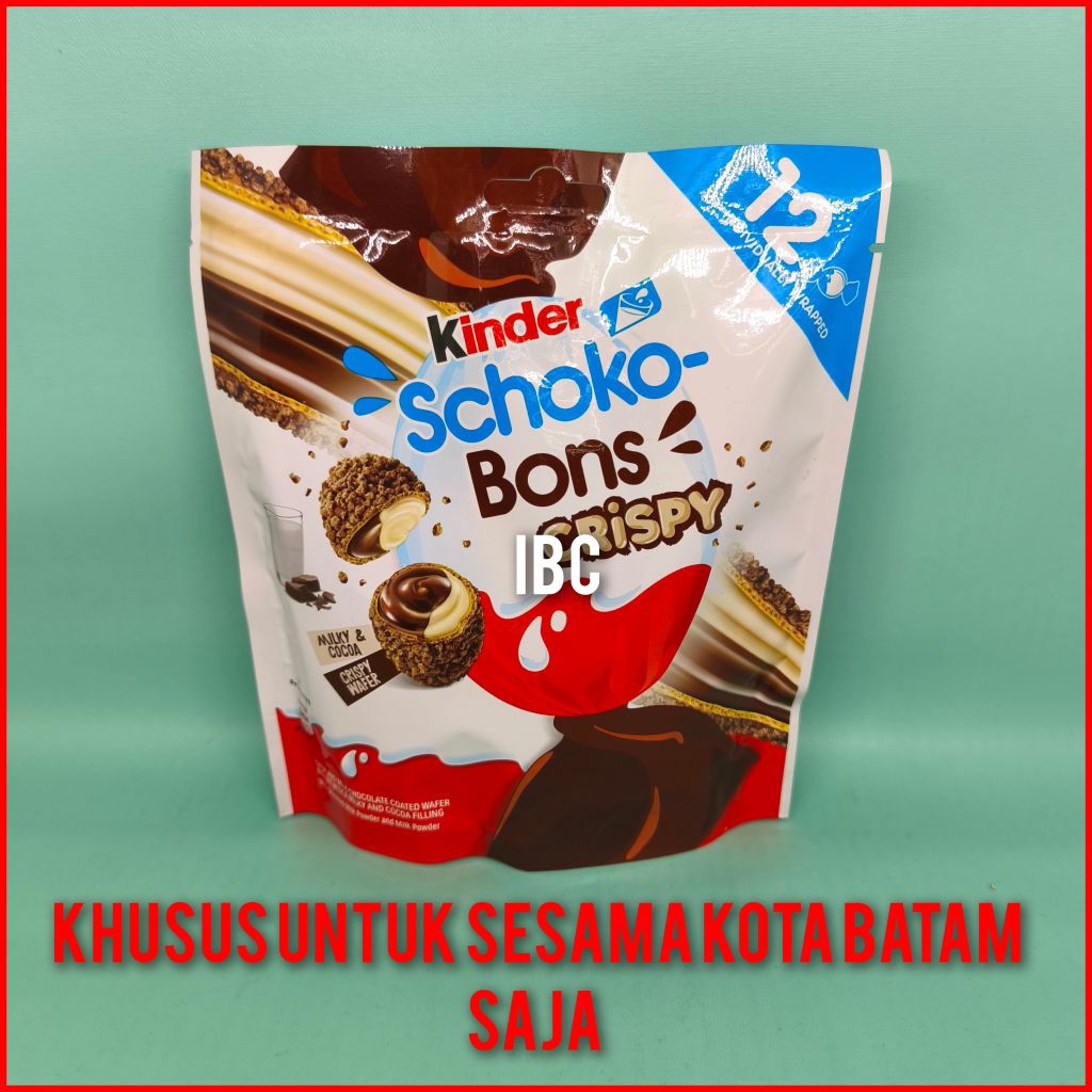 

Kinder Schoko Bons Crispy 67,2 gram isi 12 pcs